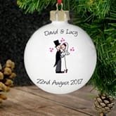 Thumbnail 2 - Personalised Wedding Bauble