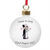 Thumbnail 4 - Personalised Wedding Bauble