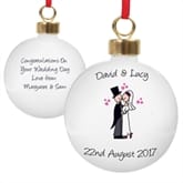 Thumbnail 3 - Personalised Wedding Bauble