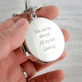 Thumbnail 3 - Personalised Keyring Locket