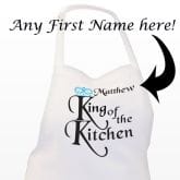 Thumbnail 3 - King of the Kitchen' Personalised Apron