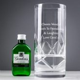 Thumbnail 1 - Personalised Crystal Glass & Gin Gift Set