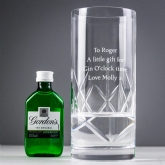 Thumbnail 2 - Personalised Crystal Glass & Gin Gift Set