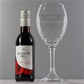 Thumbnail 4 - Personalised Wine Glass & Red Wine Gift Set