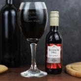 Thumbnail 2 - Personalised Wine Glass & Red Wine Gift Set