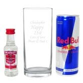 Thumbnail 4 - Personalised Glass, Red Bull and Vodka Gift Set