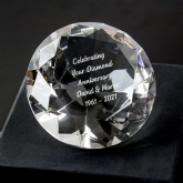 Thumbnail 1 - Diamond Personalised Paperweight