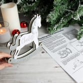 Thumbnail 2 - Personalised Make Your Own Rocking Horse 3D Decoration Kit