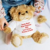 Thumbnail 1 - Personalised Teddy Bear In White Jumper