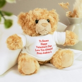 Thumbnail 3 - Personalised Teddy Bear In White Jumper