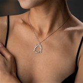 Thumbnail 8 - Personalised Circle Family Name Necklace