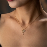 Thumbnail 5 - Personalised Birth Flower Bouquet Necklace