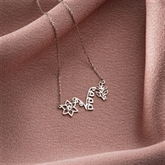 Thumbnail 7 - Personalised Birth Flower Family Link Necklace