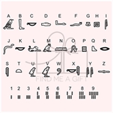 Thumbnail 7 - Personalised Egypt Cartouche Necklace