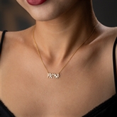 Thumbnail 4 - Personalised Viking Name Necklace in Sterling Silver