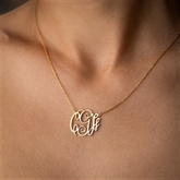 Thumbnail 3 - Personalised Monogram Necklace