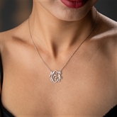 Thumbnail 4 - Personalised Monogram Necklace