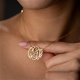 Thumbnail 5 - Personalised Monogram Necklace