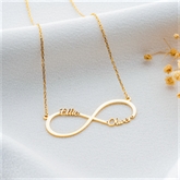 Thumbnail 3 - Personalised Infinity Name Necklace