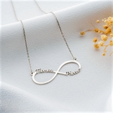 Thumbnail 4 - Personalised Infinity Name Necklace