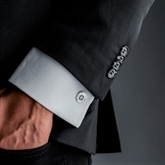 Thumbnail 7 - Personalised Sterling Silver Coordinates Cufflinks