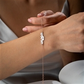 Thumbnail 6 - Personalised Mama & Kids Elephant Bracelet with Initials