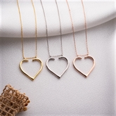 Thumbnail 2 - Heart Shaped Ring Holder Necklace