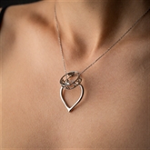 Thumbnail 4 - Heart Shaped Ring Holder Necklace