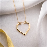 Thumbnail 7 - Heart Shaped Ring Holder Necklace