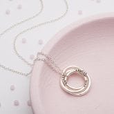 Thumbnail 1 - Personalised Large Russian Ring Necklace
