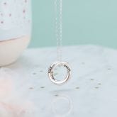 Thumbnail 2 - Personalised Large Russian Ring Necklace