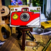 Thumbnail 3 - Paper Shoot Camera Case - Hand Drawing (Red)