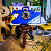 Thumbnail 3 - Paper Shoot Camera Case - Hand Drawing (Blue)