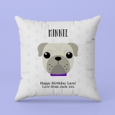 Thumbnail 5 - Personalised Pug Dog Cushion