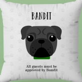 Thumbnail 9 - Personalised Pug Dog Cushion