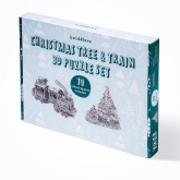 Thumbnail 3 - Christmas Tree & Train 3D Colour-in Puzzles