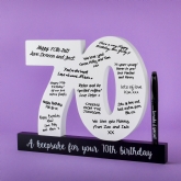 Thumbnail 1 - 70 Birthday Signature Number