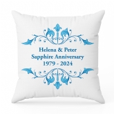 Thumbnail 5 - Personalised Sapphire Anniversary Cushion