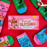 Thumbnail 2 - Lets Get Blitzened Set of 3 Christmas Socks