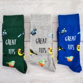 Thumbnail 2 - Cheeky Bird Trio Men's Socks Gift Set
