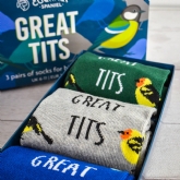 Thumbnail 3 - Cheeky Bird Trio Men's Socks Gift Set