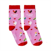 Thumbnail 1 - I Love Cock Novelty Ladies Socks