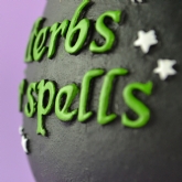 Thumbnail 3 - Large Herbs For Spells Cauldron Plant Pot