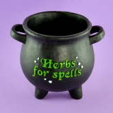 Thumbnail 6 - Large Herbs For Spells Cauldron Plant Pot