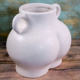 Thumbnail 2 - Cream Speckle Love Handles Bum Plant Pot