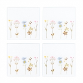 Thumbnail 2 - Floral Glass Coaster Set