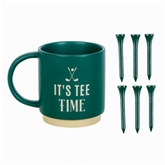 Thumbnail 2 - It's Tee Time Mug with Golf Tees