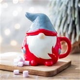 Thumbnail 1 - Christmas Gonk Lidded Ceramic Mug