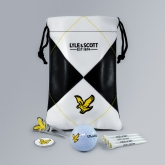 Thumbnail 2 - Lyle & Scott Argyle Golf Links Pouch Gift Set