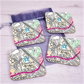 Thumbnail 10 - Set of 4 Football Ground Location Coasters